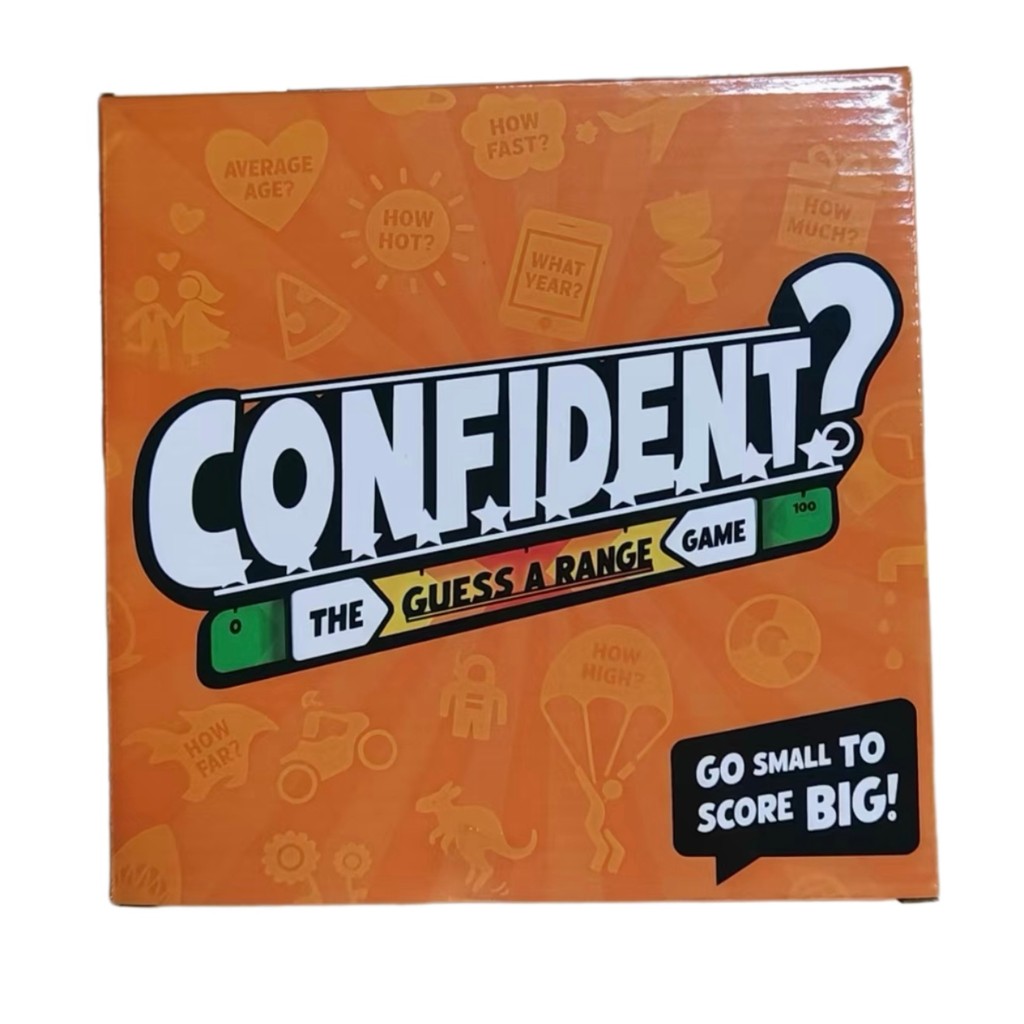 CONFIANTE?Jogo de tabuleiro adivinhando jogo quente premiado pergunta resposta jogo de tabuleiro com jogo de giro criati