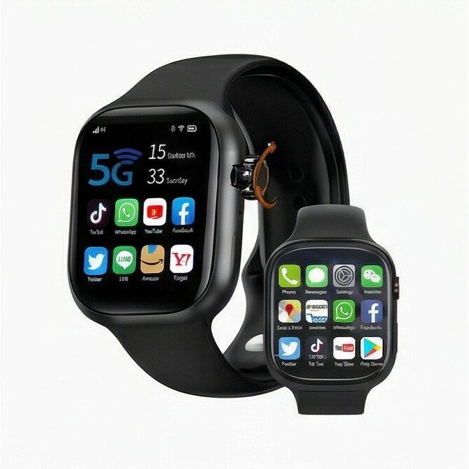 Smartphone Relogio Celular DE Pulso HW Watch X Call Pro Wearfit Pro () Camera Rotativa 5G Dual Chip