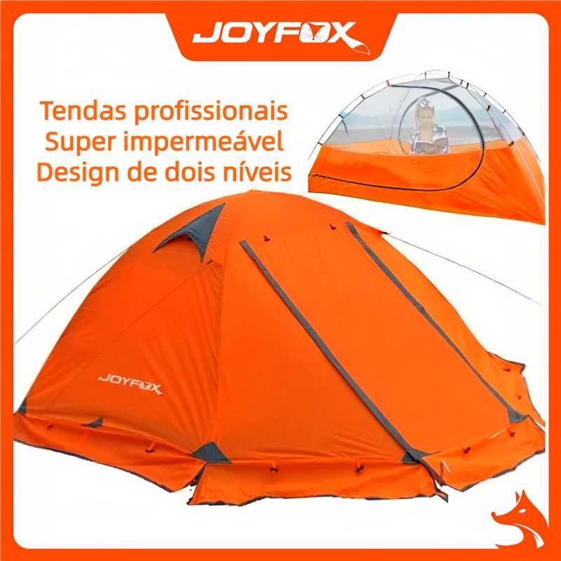 Barraca Camping 4 Pessoas 3500mm Impermeavel Profissional JOYFOX Tenda de trekking de montanha