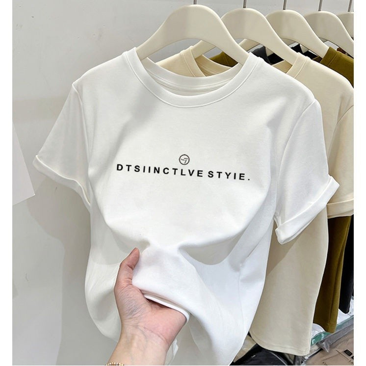 [Camiseta Premium Algodão Puro]LA Plus Size Unissex-Oversized Confortável Estilo Casual Camiseta Tecido Respirável#F3651