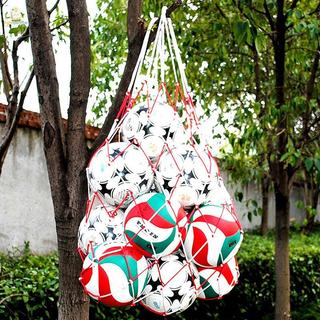 Bolsa De Rede Portátil Para Transporte De Bolas , Vôlei , Durável , Padrão , Corda De Nylon , Armazenamento De Bola , Li