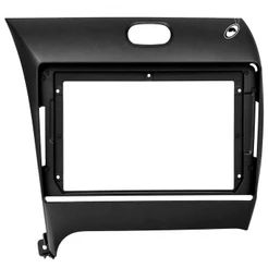 Moldura Painel 2 Din 9" Polegadas Kia Cerato 2013 até 2017 Preto