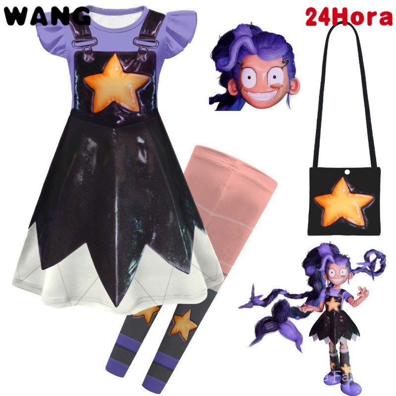 bobi time lily, o tempo de jogo da Lily, cosplay, conjunto infantil
