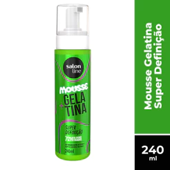 MOUSSE GELATINA SALON LINE SUPER DEFINIÇÃO 240ML