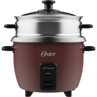 Panela Elétrica de Arroz 1L Oster Bordô
