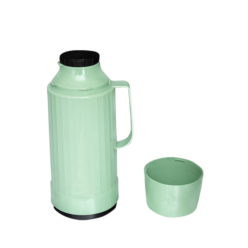 Garrafa Térmica GLT Rolha 1L Lille Verde Matcha Invicta · foto 2