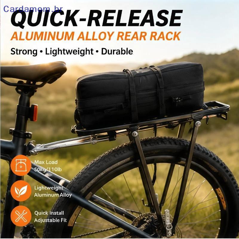 { CARDA } Bicicleta Traseira Ra Universal Fit Qui Release Liga De Alumínio Resistente Ajustável Para A Maioria Das Bicic