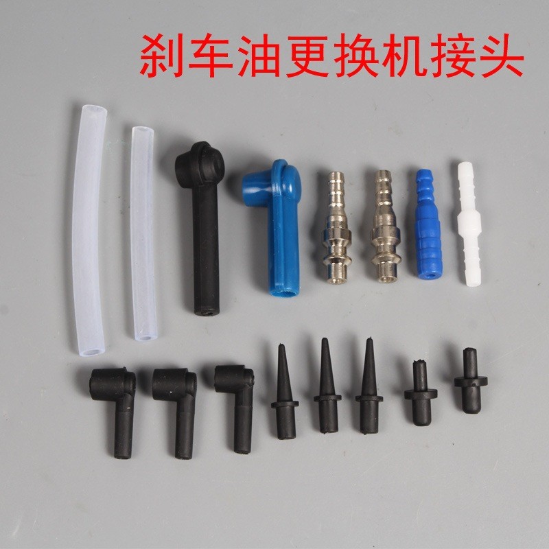 Conector de mangueira de óleo e bico de borracha para máquina de troca de óleo de freio pneumático, ferramentas e equipa