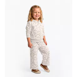 Conjunto Jaqueta com calça Menina Rovi Kids Bege