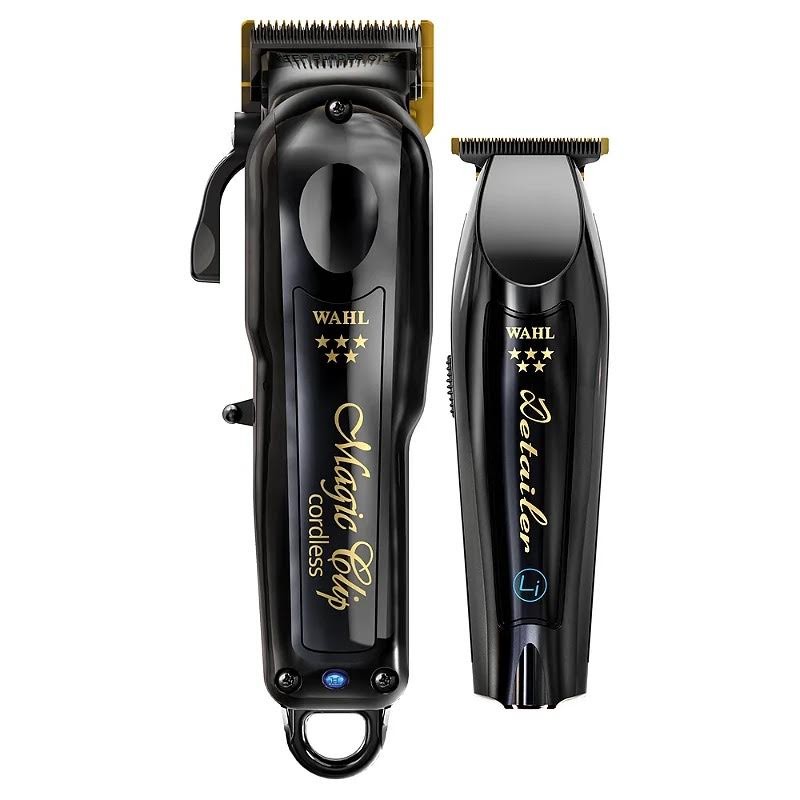 Kit Barber Combo Cordless Black Magic Clip + Detailer 5 Star Clipper + Trimmer