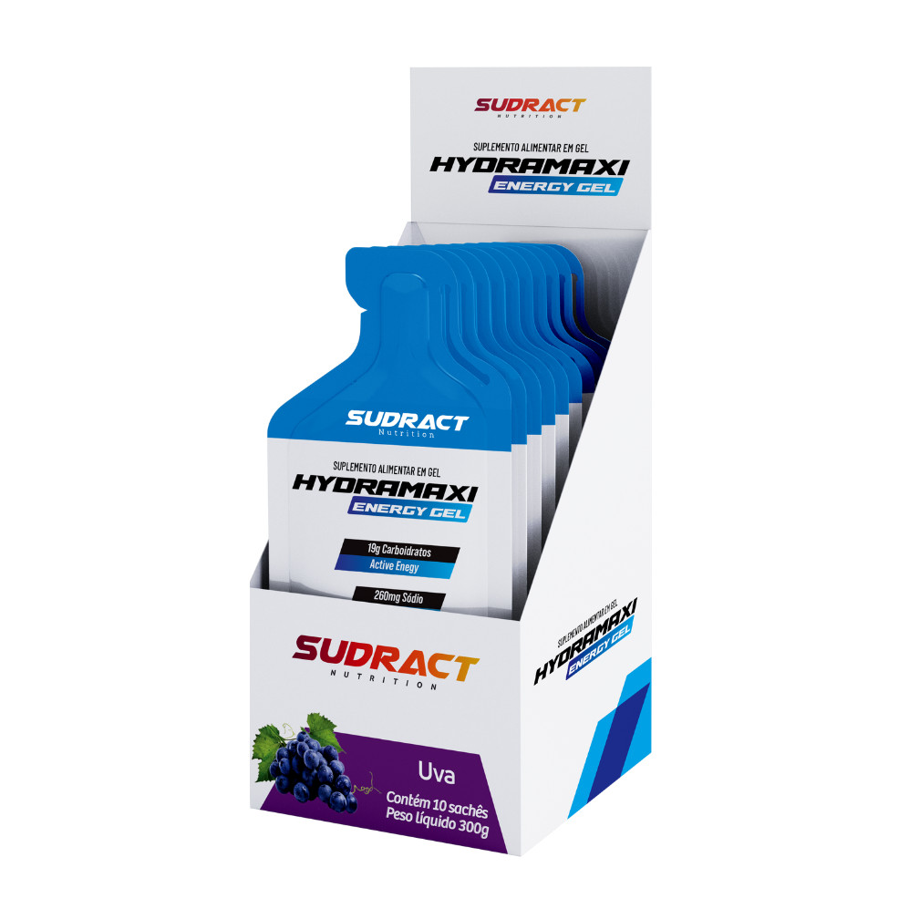 Hydramaxi Gel 19g Carb Repositor Energético 10 Sache Sudract