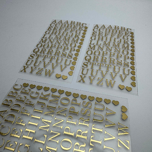 Adesivo Alfabeto Termocolante (Filme de Recorte) personalize chaveiro, porta jóias, necessaries, camisetas