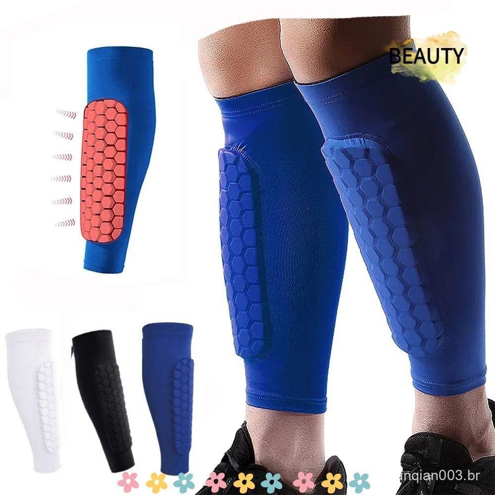 Caneleiras De Futebol BEAU , Almofadas Protetoras De EVA Para Cuidados , Mangas Macias De Favo De Mel Respiram