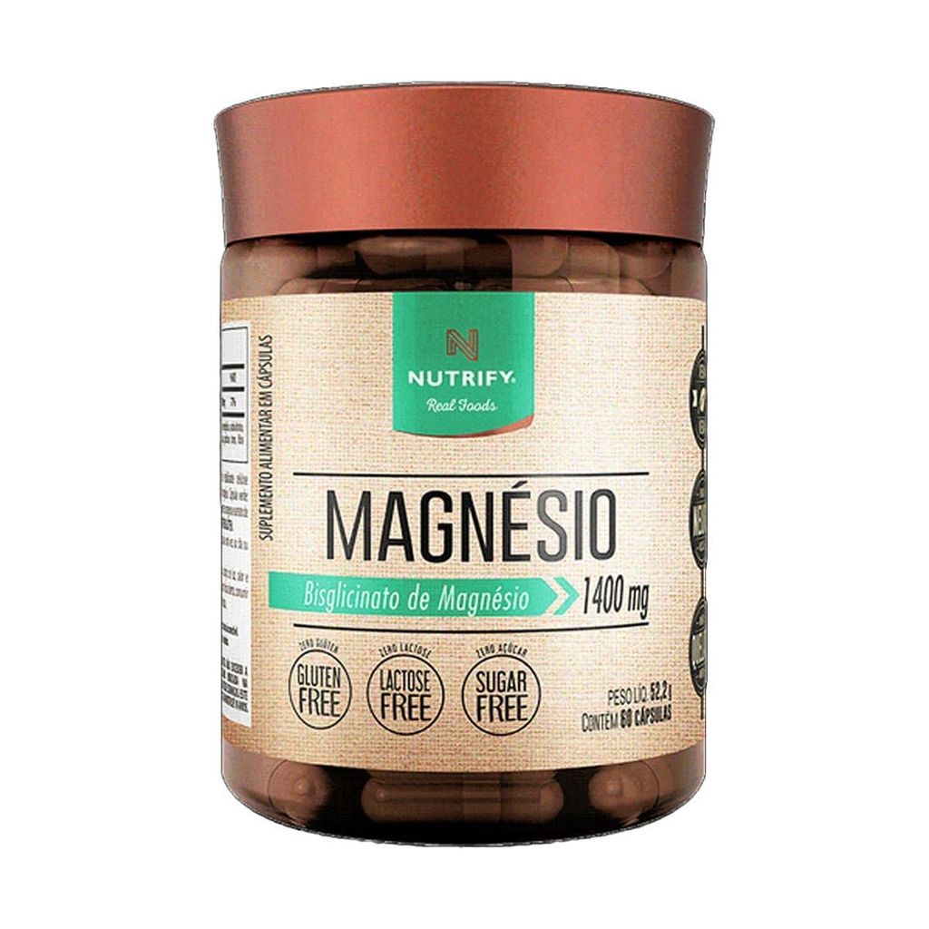 Bisglicinato de Magnesio - 60 Cápsulas - Nutrify