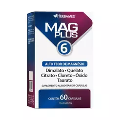 MagPlus 6 - 60 Cápsulas - Herbamed
