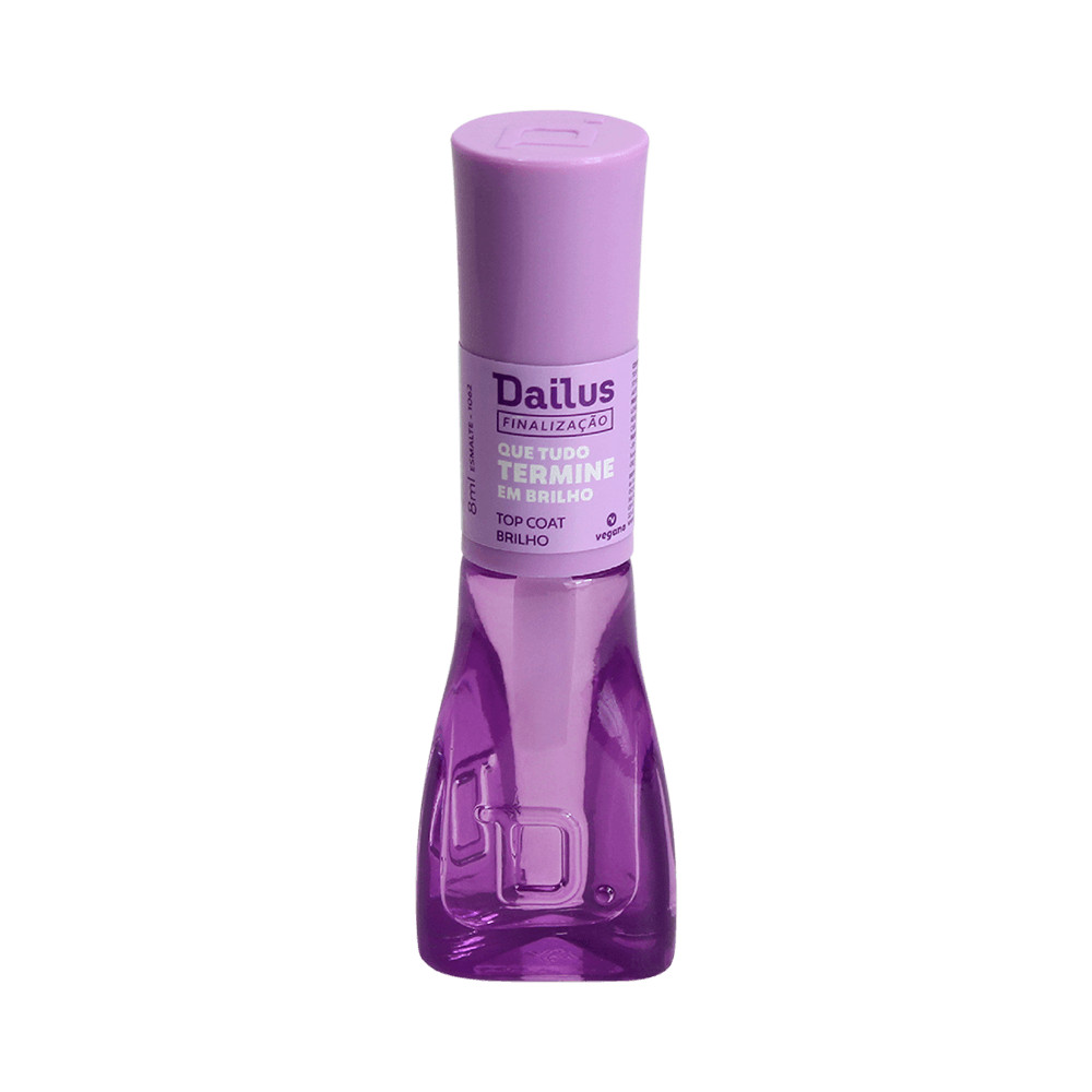 Esmalte Dailus Top Coat Brilho Que Tudo Termine em Brilho em Oferta na Shopee