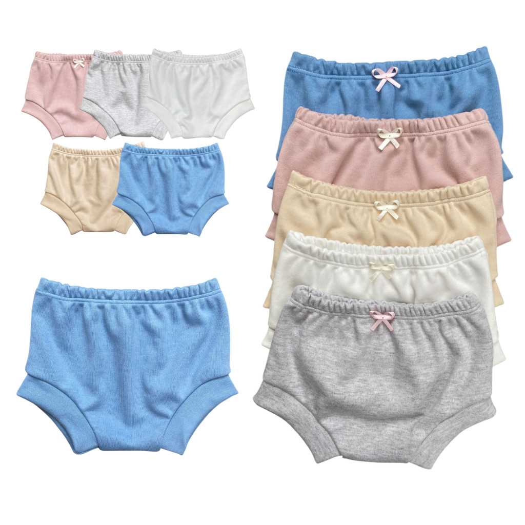 Kit 5 Tapa Fralda Short  0 a 18 meses