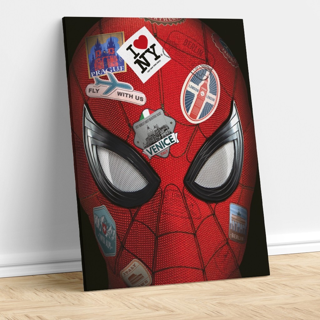 Placa Decorativa MDF Homem Aranha Quadro Spider Man Decoração Desenho Quarto Sala Escritório