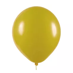 Balão de Festa Redondo Profissional Látex Liso - Mostarda - 1 unidade - Artlatex - Rizzo