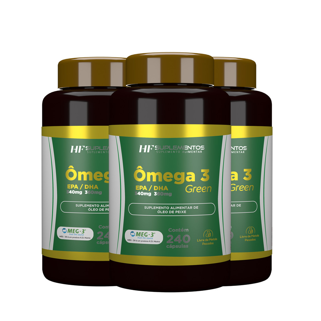 Omega 3 1000mg HF Suplementos 240 Caps Óleo de Peixe Puro EPA DHA Concentrado Coração e Saúde Vida em Oferta na Shopee