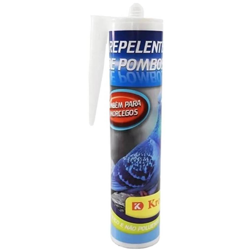 Gel Repelente Afasta Espanta Pombo Aves Morcegos 265g Krodec