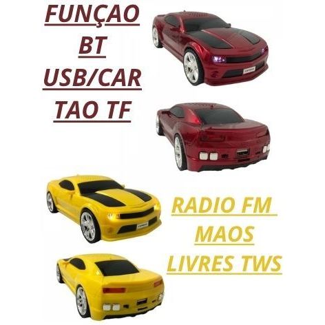 Caixa de Som Bluetooth Infantil KV-86735 – Carrinho Divertido e Portátil! 🚗🎶