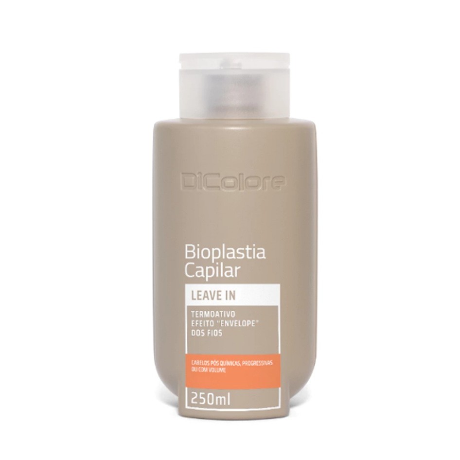 Dicolore Leave-in Bioplastia Capilar Termoativo 250g Protetor térmico dos cabelos