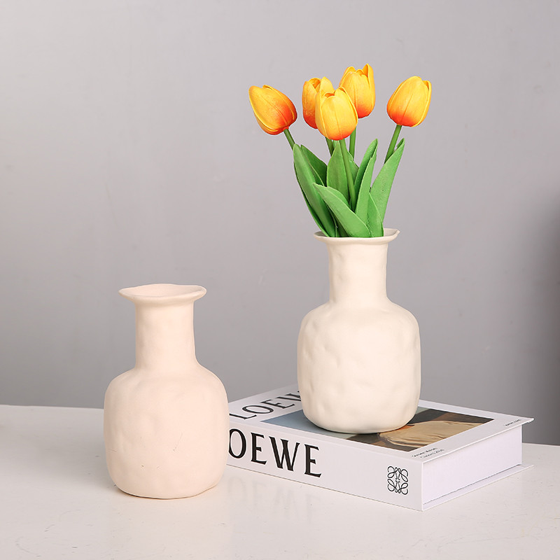 Ins estilo tulipa simulação flor decoração sala de estar falso flor decoração mesa flor decoração luz luxo vaso arranjo 