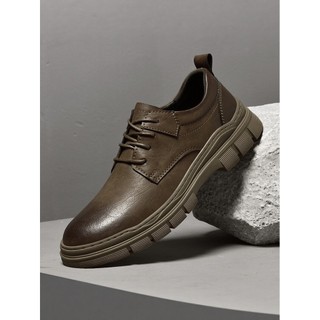 2026 novo estilo de couro puro masculino primavera couro genuíno sapatos casuais respirável ao ar livre ferramentas sapa