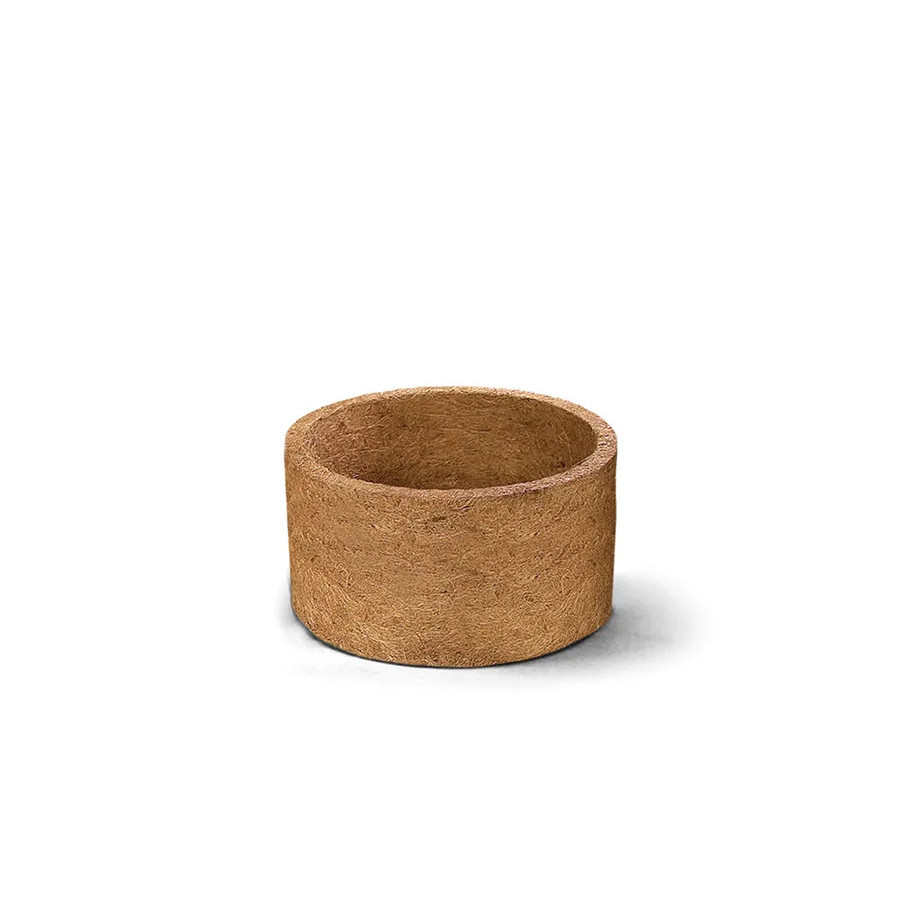 Vaso Fibra De Coco Redondo N° 02 Nutriplan Altura 9,5cm x Diâmetro 16cm
