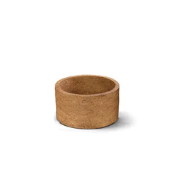 Vaso Fibra De Coco Redondo N° 02 Nutriplan Altura 9,5cm x Diâmetro 16cm
