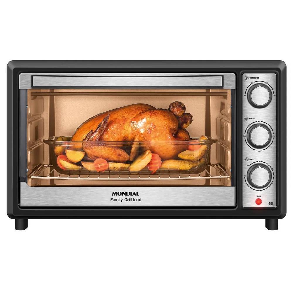 Forno elétrico 48L 3 pontos aquecimento FRN-48-BI Mondial