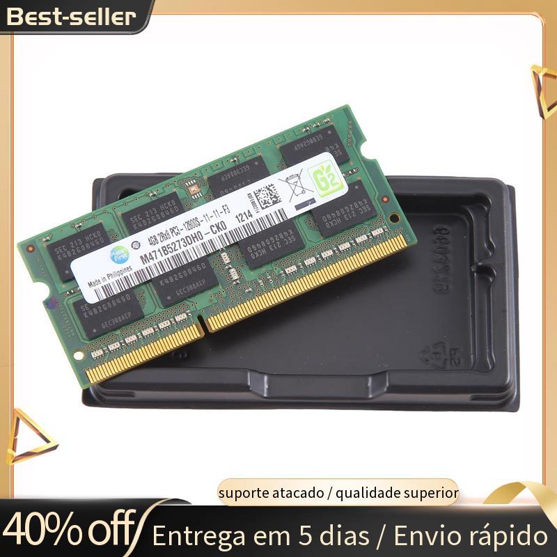 Memória RAM DDR3 4GB Para Laptop 1600Mhz PC3 12800 2RX8 1.5V 16 IC SODIMM Apenas