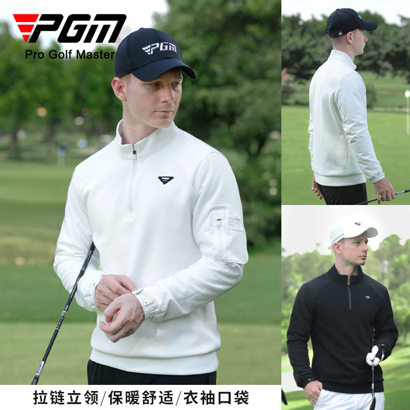 PGM Engrossado Roupas de Golfe Camiseta Masculina de Manga Comprida Moletom Jaqueta Primavera Roupas Masculinas Roupas E