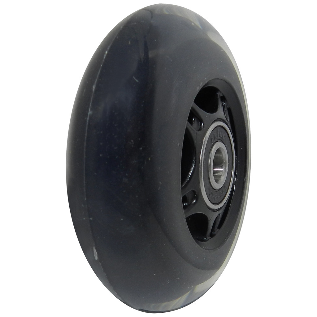 Roda Esportiva 3 Polegadas para Cadeira de Rodas Preto