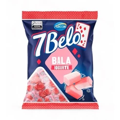 Bala Mastigável 7 Belo Iogurte Arcor 500g