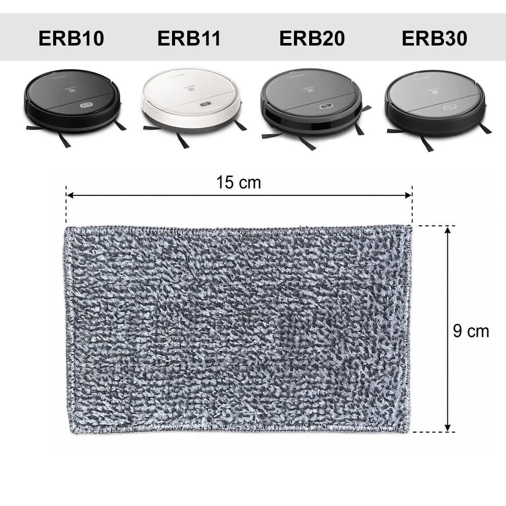 Refil Pano Tapete Compatível Robô Aspirador Electrolux Grosso Almofadado ERB10 ERB11 ERB20 ERB30
