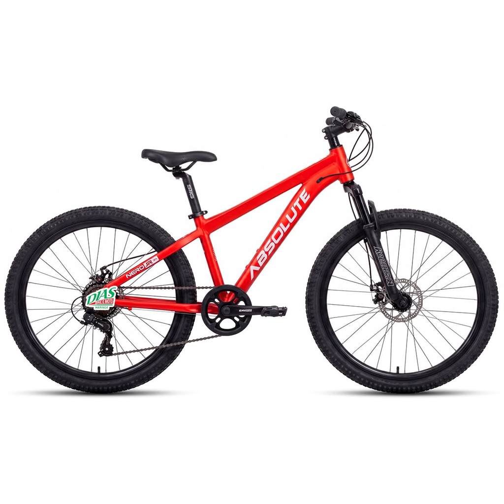 Bicicleta Absolute Infantil Aro 24 Nero Junior 7 Marchas com Freio a Disco