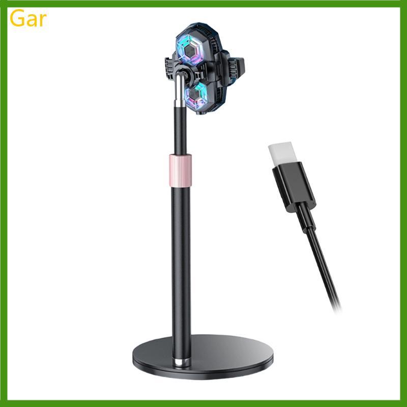 Gar Smartphone Suporte Altura Ajustável Coolers Para Dispositivos 4 5 Polegadas-7 Rotativo Semicondutor Refrigeraç