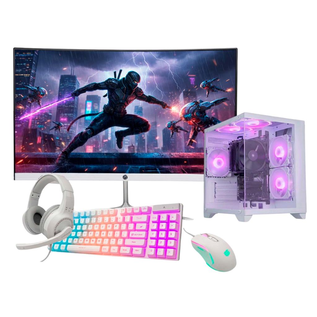 Computador Gamer Ryzen 5 3400G Mem Ram 16GB DDR4, SSD 1TBGB NVME, Placa de vídeo