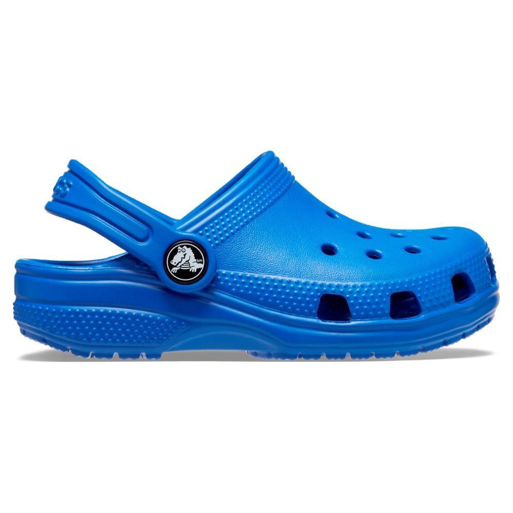 Sandália crocs classic clog kidst blue bolt