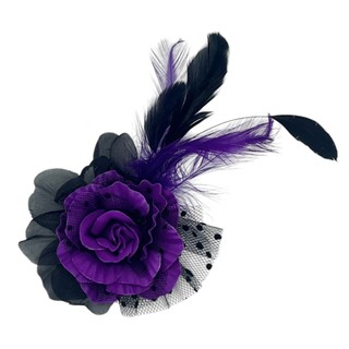 Rosa de Cabelo Presilha Rabo de Galo