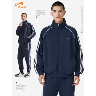 Nobre pássaro terno esportivo masculino correndo roupas esportivas primavera outono 2026 novo estilo moletom casal jaque