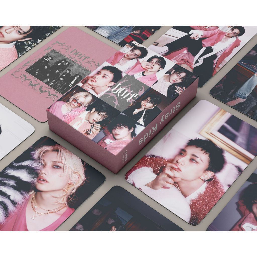 55 peças/caixa Stray Kids DO IT U6OK Álbum de Cartões Fotográficos Holográficos LGXP