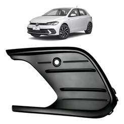 Grade Moldura Acabamento Dianteiro VW Polo 2023 2024 2025 2026 Esquerdo Motorista 6ea853666g