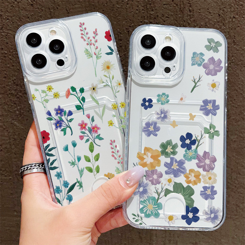 Capa Com Porta-Cartões Para Samsung Galaxy A57 A02 A03 A04 A03S A05 A05S A06 A07 A17 A12 13 A14 A15 A16 A20 A22 A34 A54 