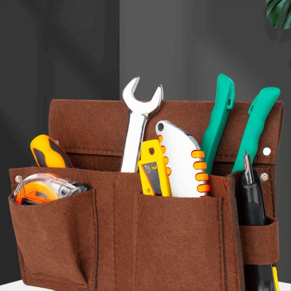 Kit De Ferramentas De Cinto , Bolsa De Cintura De Ferramenta De Grande Capacidade Resistente Ao Desgaste Unhas De Carpin