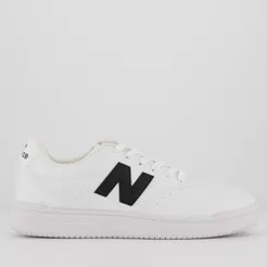 Tênis New Balance BB80 Logo Branco e Preto