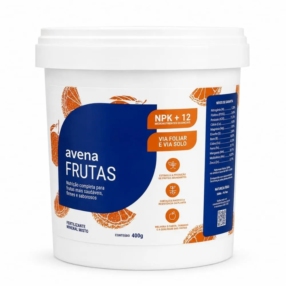 Adubo Para Frutas Fertilizante Avena 400g