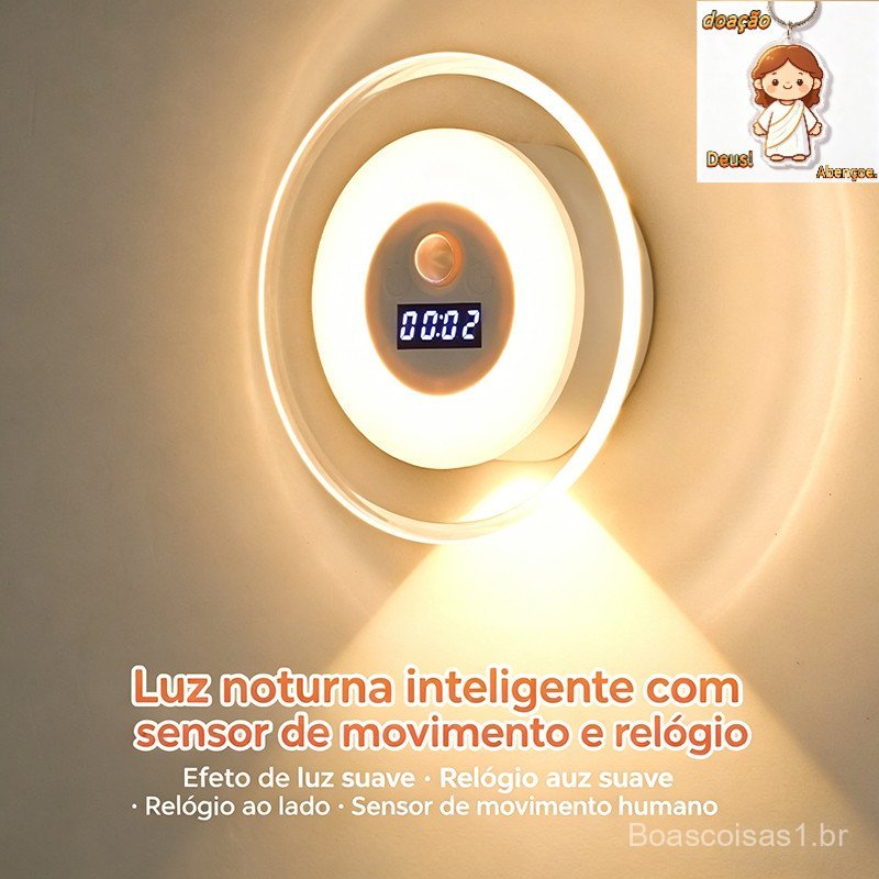 Luminária para quarto sem fio recarregável LED Leitura arandela de parede abajur de cabeceira